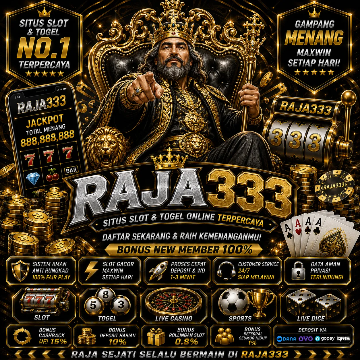 RAJA333Banner
